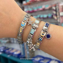 Cargar imagen en el visor de la galería, Pulsera Italiana + 5 Charms Aleatorios Acero Inoxidable