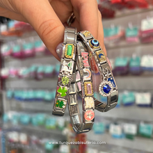 Cargar imagen en el visor de la galería, Pulsera Italiana FULL Charms Aleatorios Acero Inoxidable