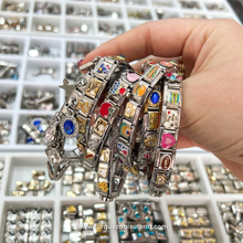 Cargar imagen en el visor de la galería, 12 Charms Italianos Aleatorios Acero Inoxidable