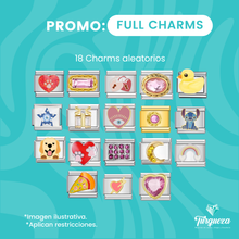 Cargar imagen en el visor de la galería, Pulsera Italiana FULL Charms Aleatorios Acero Inoxidable