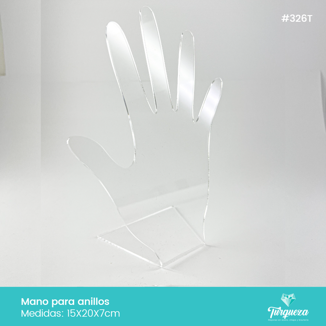 Mano para online anillos