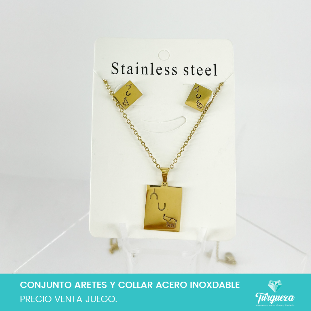 Juego de pulseras con llave y candado para parejas: collar de acero inoxidable y titanio para el día de la madre, regalo para ella, colgante con llave de amor. - México