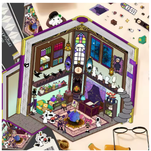 Mini Stickers 3D - Casa Magica #SM08
