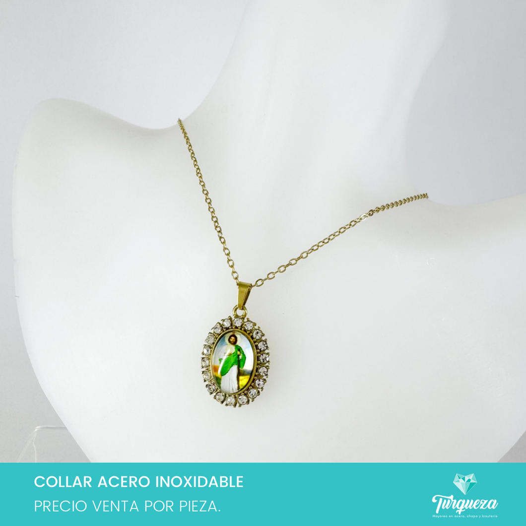 Collar San Judas Acero Inoxidable