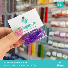 Cargar imagen en el visor de la galería, Chaquira Calibrada Bolsa 5gr. Variedad de Colores
