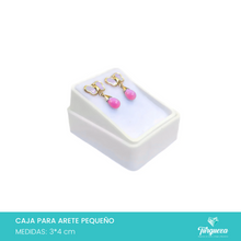 Cargar imagen en el visor de la galería, Caja Blanca de Plástico con Colchón para Broqueles (9 pzas)
