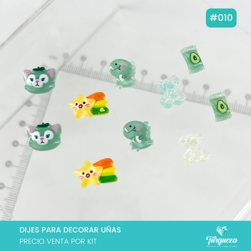 Kit Dijes Decoración de Uñas #010