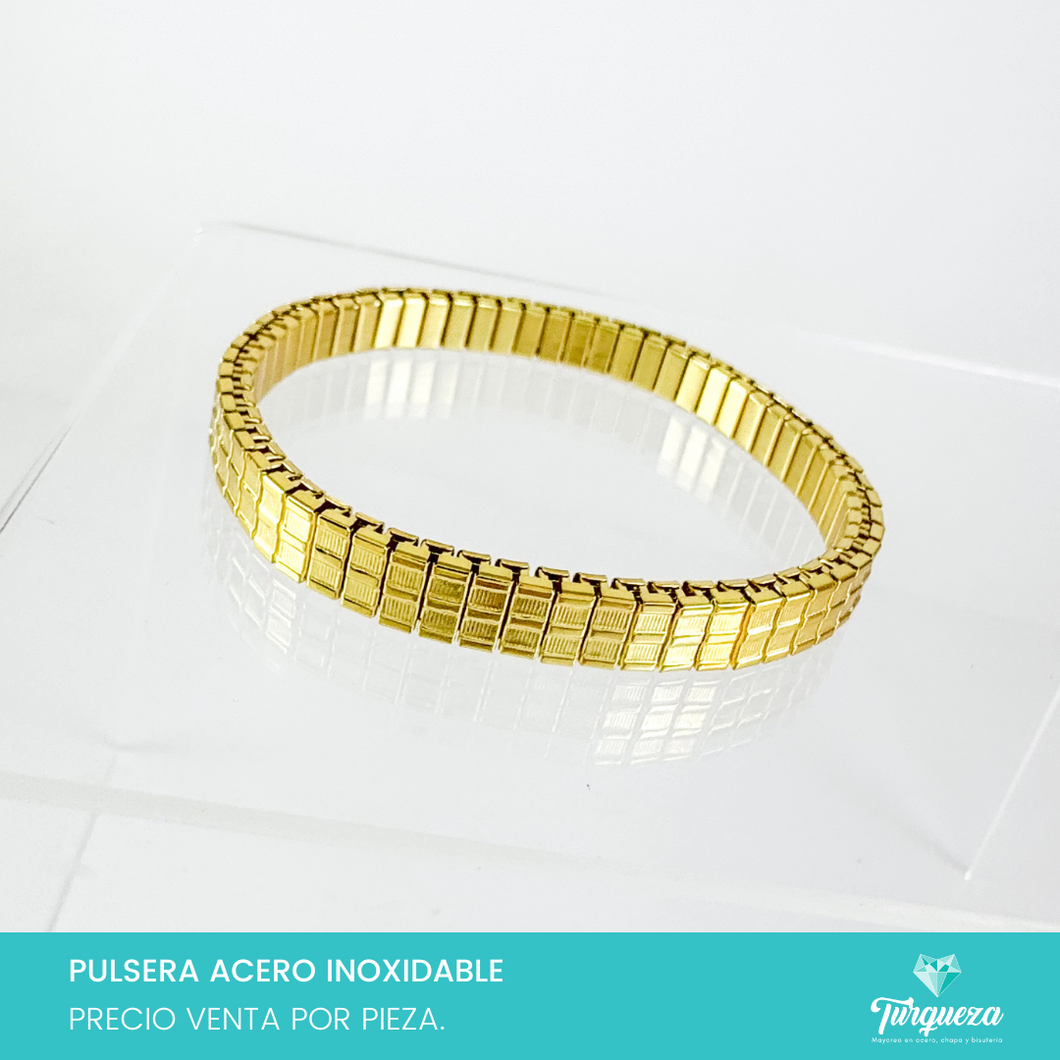 Pulsera Brazalete Armadillo Acero Inoxidable