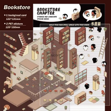 Cargar imagen en el visor de la galería, Mini Stickers 3D - Libreria #SM11
