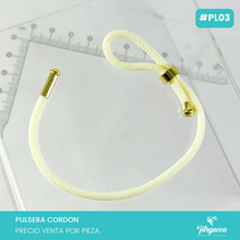 Cargar imagen en el visor de la galería, Pulsera Cordon Ajustable para agregar Dijes Trasversales
