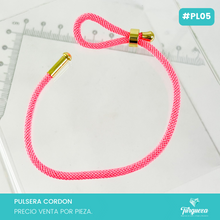 Cargar imagen en el visor de la galería, Pulsera Cordon Ajustable para agregar Dijes Trasversales
