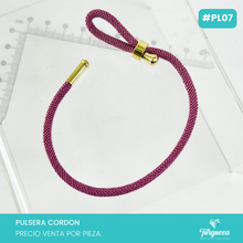 Cargar imagen en el visor de la galería, Pulsera Cordon Ajustable para agregar Dijes Trasversales
