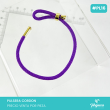 Cargar imagen en el visor de la galería, Pulsera Cordon Ajustable para agregar Dijes Trasversales
