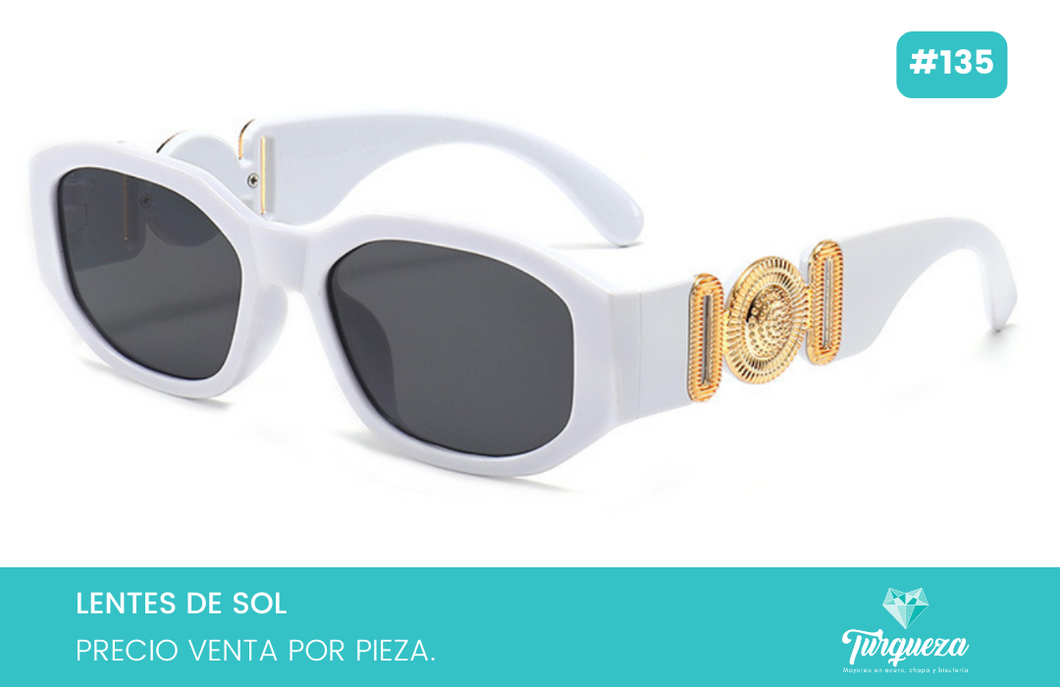 Lentes de Sol Biggy Blanco #135