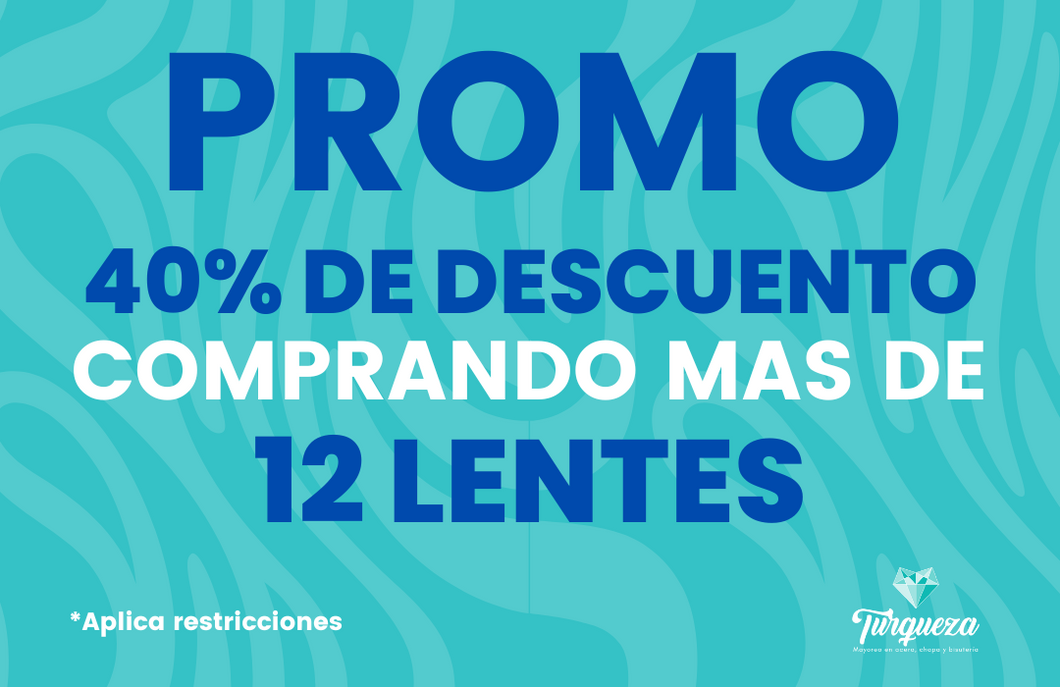 PROMO Docena de Lentes 40% dscto.