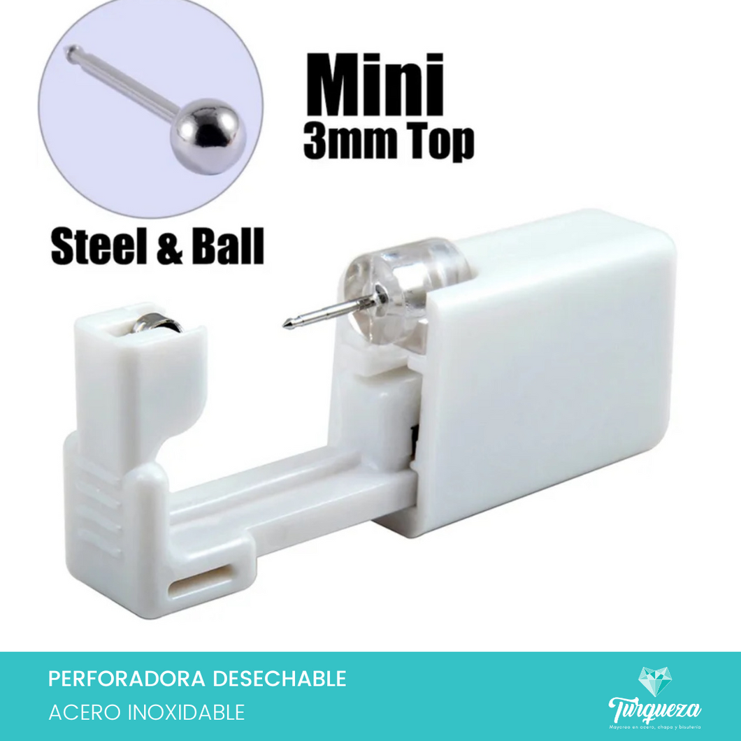 Perforadora Desechable con Acero Inoxidable