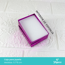 Load image into Gallery viewer, Caja de Joyería Rosa Tornasol Estrellas (5.7*8cm)
