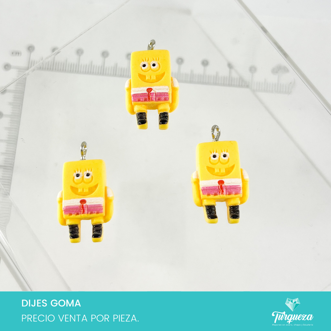 Dije Bob E (2.7x1.5cm)  Resina