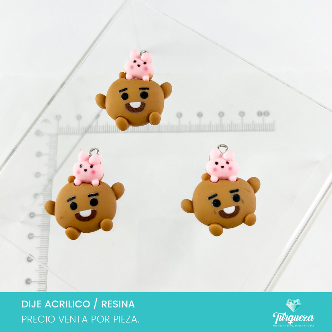 Dije Shooky BTS Acrilico / Resina