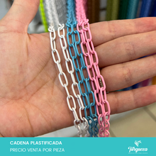 Cargar imagen en el visor de la galería, Cadena Esmaltada 50cm Variedad de colores
