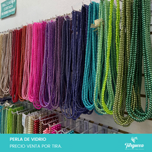 Cargar imagen en el visor de la galería, Perla de vidrio 6mm Variedad de colores
