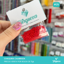 Load image into Gallery viewer, Chaquira Calibrada Bolsa 5gr. Variedad de Colores
