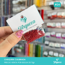 Load image into Gallery viewer, Chaquira Calibrada Bolsa 5gr. Variedad de Colores
