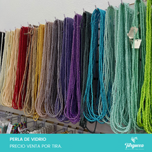 Cargar imagen en el visor de la galería, Perla de vidrio 4mm Variedad de colores
