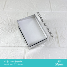 Load image into Gallery viewer, Caja de Joyería Plateada Tornasol Estrellas (5.7*8cm)
