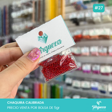 Load image into Gallery viewer, Chaquira Calibrada Bolsa 5gr. Variedad de Colores
