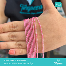 Cargar imagen en el visor de la galería, Chaquira Calibrada Tira Variedad de Colores
