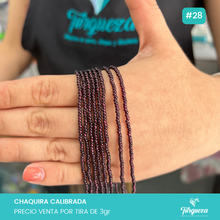 Cargar imagen en el visor de la galería, Chaquira Calibrada Tira Variedad de Colores
