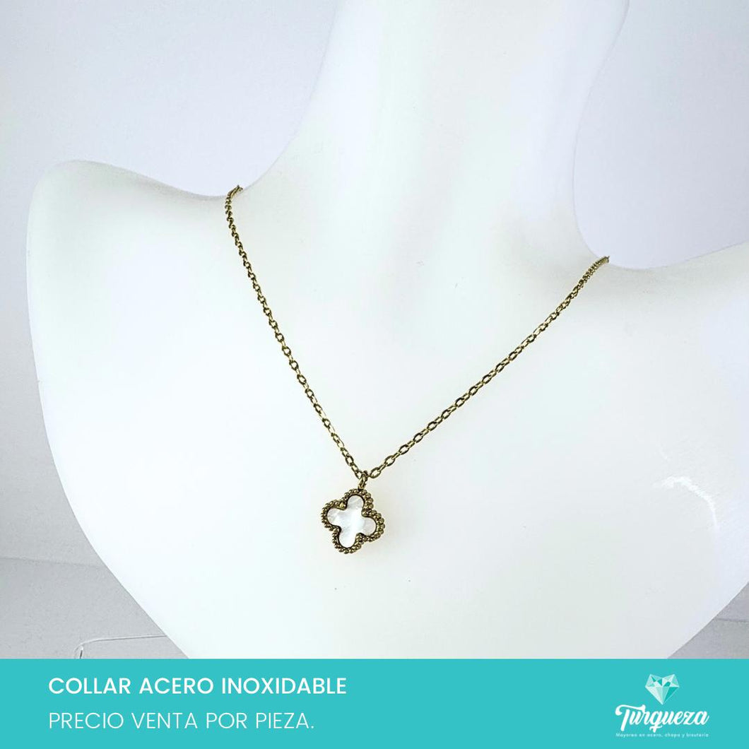 Collar Dupe VC Dorado Acero Inoxidable