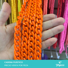 Cargar imagen en el visor de la galería, Cadena de Plástico Gruesa 50cm Variedad de colores
