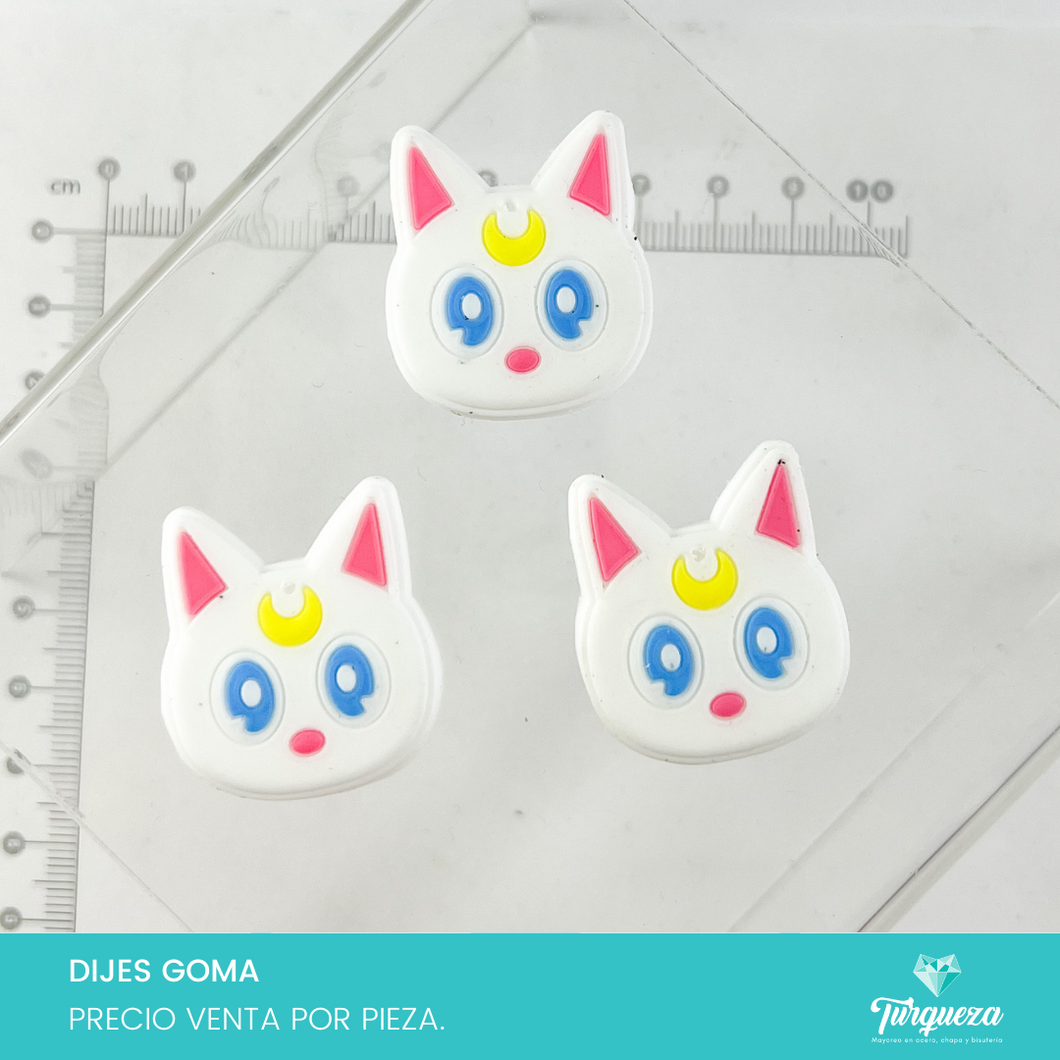 Dije Gato Artemis (3x2.5cm) Goma