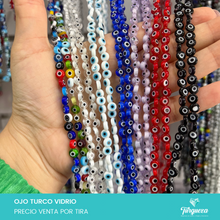 Cargar imagen en el visor de la galería, Ojo Turco Plano #6 Variedad de Colores
