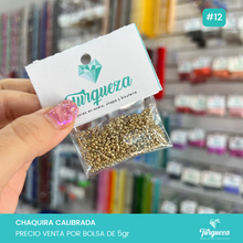 Load image into Gallery viewer, Chaquira Calibrada Bolsa 5gr. Variedad de Colores
