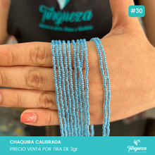 Cargar imagen en el visor de la galería, Chaquira Calibrada Tira Variedad de Colores
