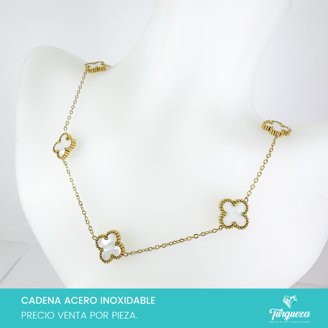 Collar Dupe VC Dorado Acero Inoxidable