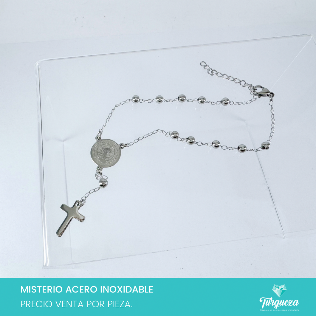 Misterio Plateado Acero Inoxidable