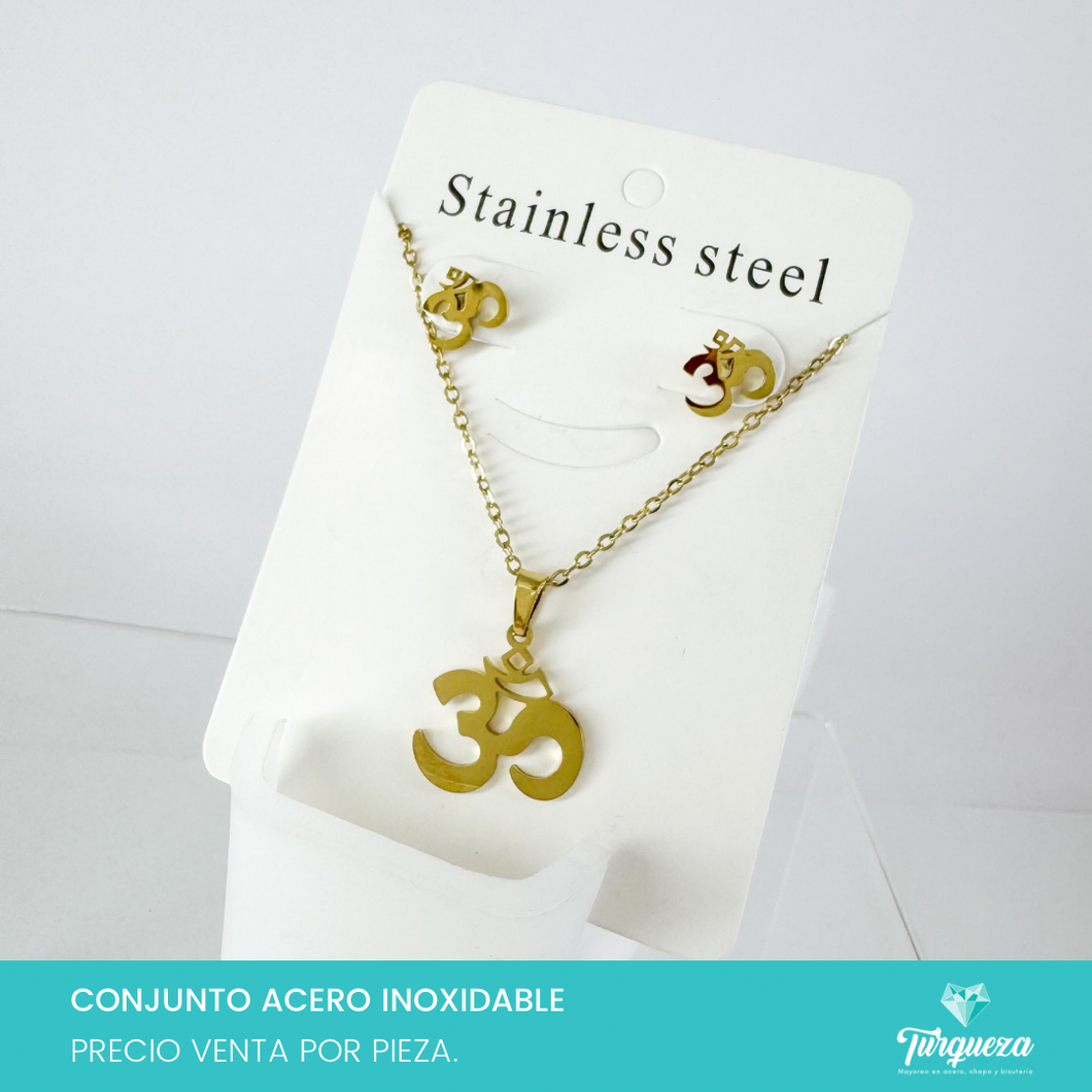 Conjunto Om Acero Inoxidable