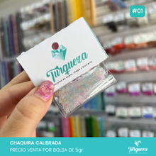 Cargar imagen en el visor de la galería, Chaquira Calibrada Bolsa 5gr. Variedad de Colores
