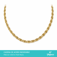 Cargar imagen en el visor de la galería, Collar Cadena Union (50cm-5mm) Acero Inoxidable
