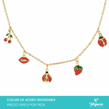 Cargar imagen en el visor de la galería, Collar Charms Catarina Acero Inoxidable
