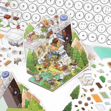 Cargar imagen en el visor de la galería, Mini Stickers 3D - Campamento #SM13
