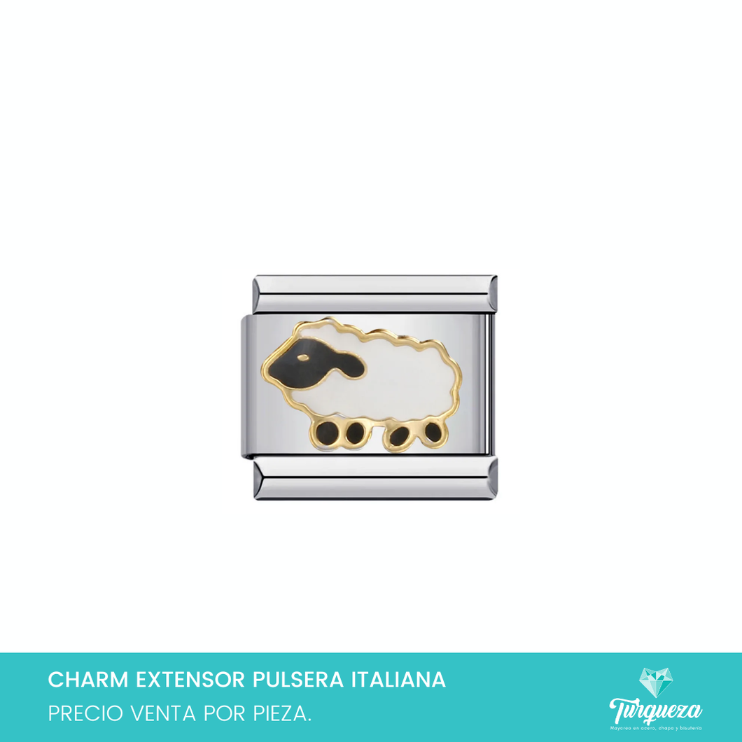 Dije Charm Obeja para Pulsera Tipo Italiana Acero Inoxidable