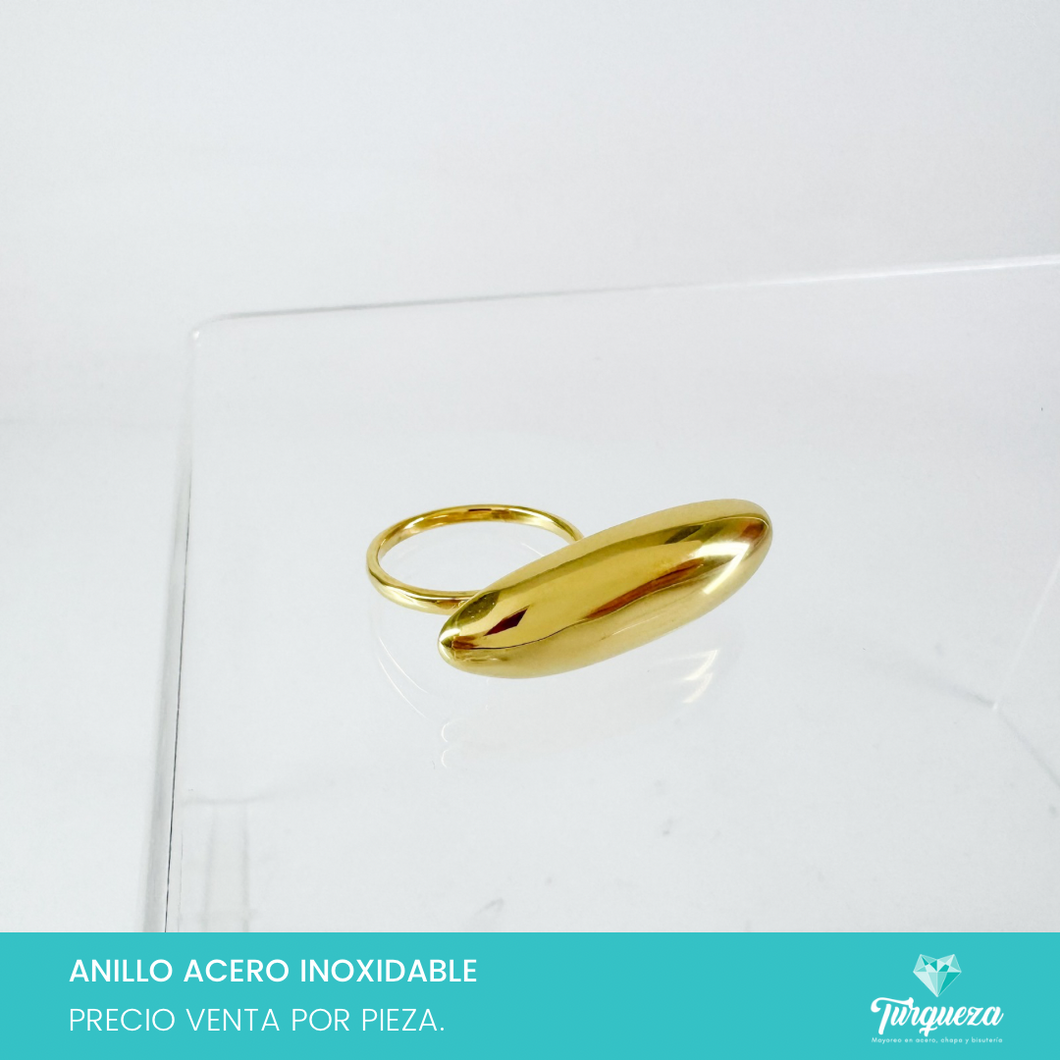 Anillo Chunky Acero Inoxidable