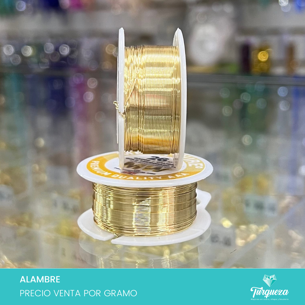 Alambre MW Dorado Calibre 26