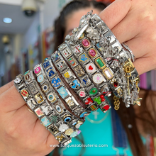 Cargar imagen en el visor de la galería, 12 Charms Italianos Aleatorios Acero Inoxidable
