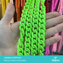 Cargar imagen en el visor de la galería, Cadena de Plástico Gruesa 50cm Variedad de colores
